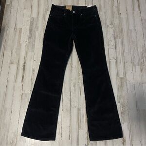 NWT CORDUROY Levi's Black Boot Cut Jeans for Women